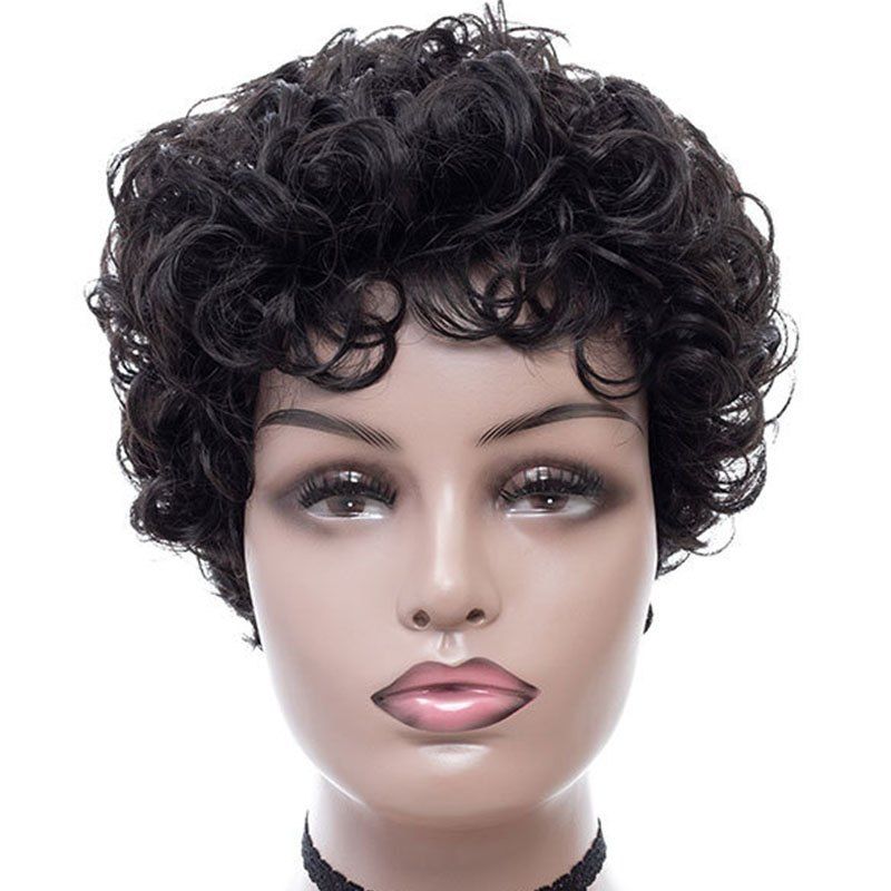 [34% OFF] Fashionable Elegant Small Curl Short Wig | Rosegal