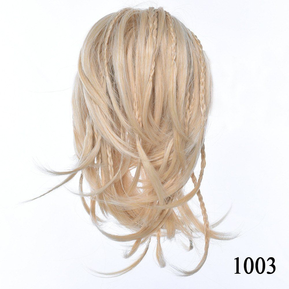 

Scorpion Catch Ponytail Short Hair Female Curly Hair Wig Flexible Hair Ponytail, Multi-b