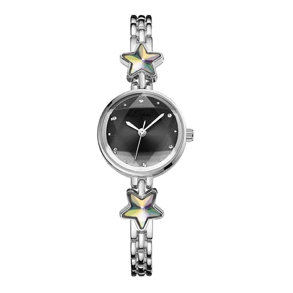 

LVPAI P866 Women'S Watches Elegant Fashion Star Bracelet Watches, Multi-e