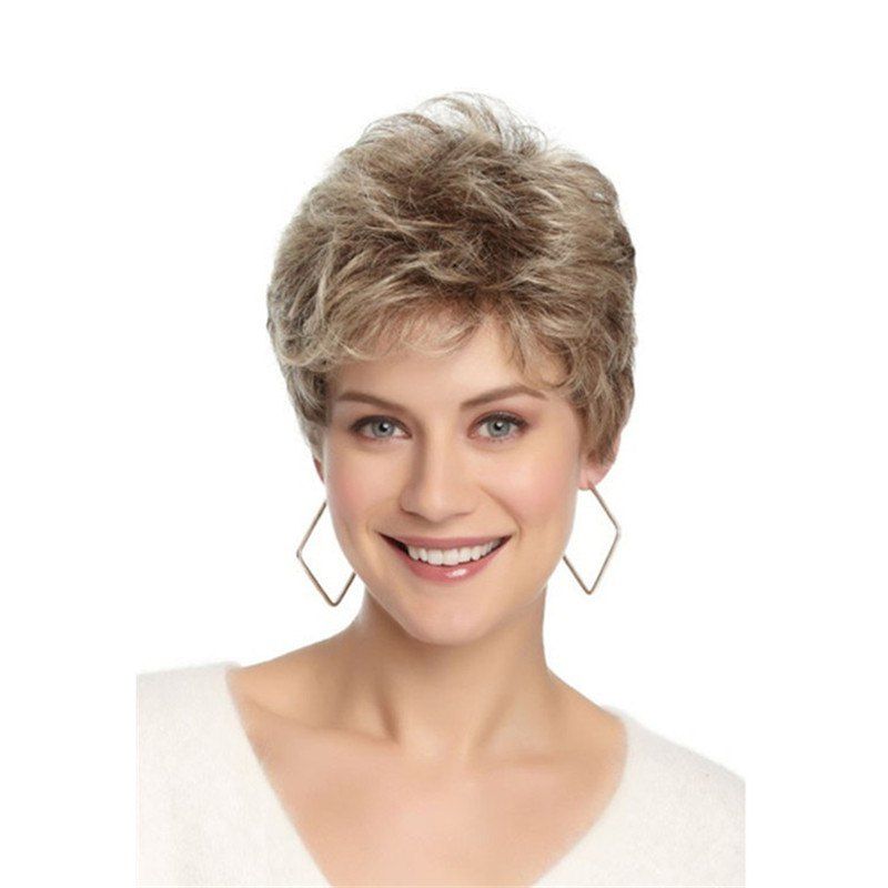 

Short-Haired Wig for Ladies, Blonde