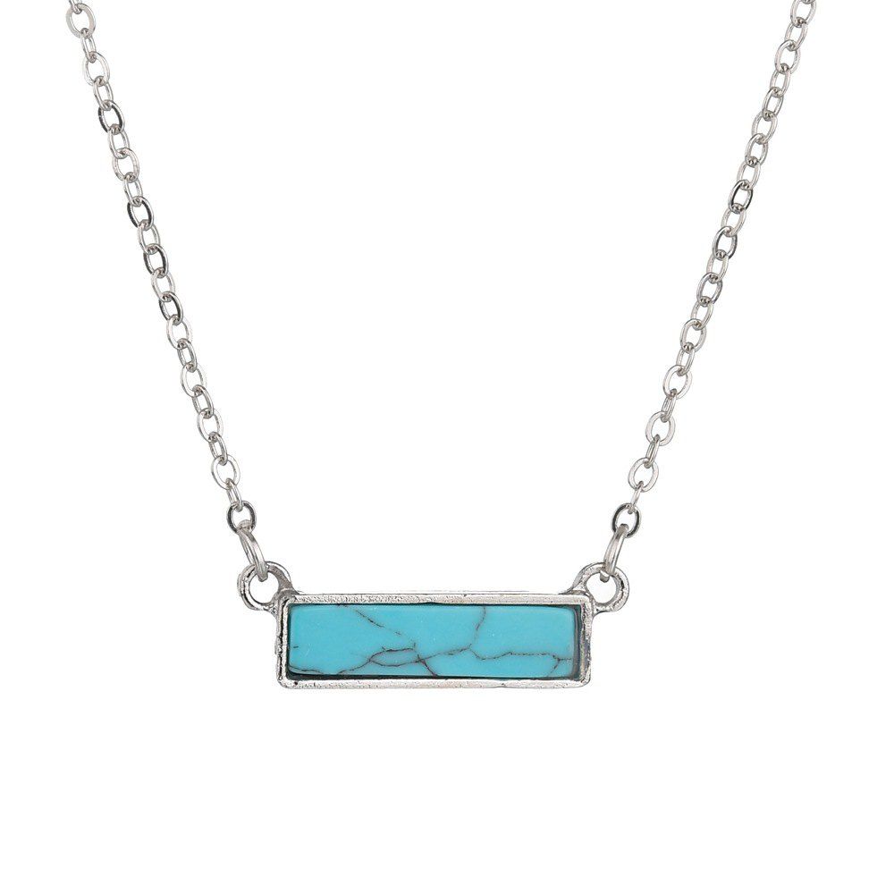 

Fashion Simple Turquoise Pendant Necklace