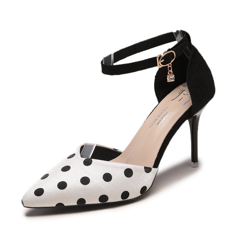 

Fine Height and Hollow Fashion Female Sandals 10082, White