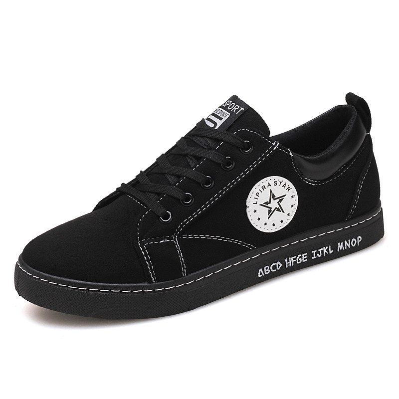 

Summer Men's Shoes Flats Casual Men Shoes Big Size Handmade Moccasins Shoes, Black