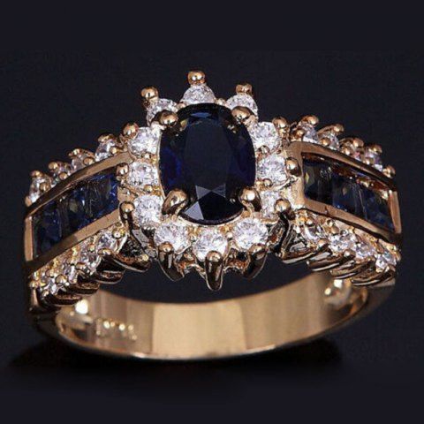 

Fashion Fantastic Female Engagement Sapphire Ruby Ring, Cadetblue