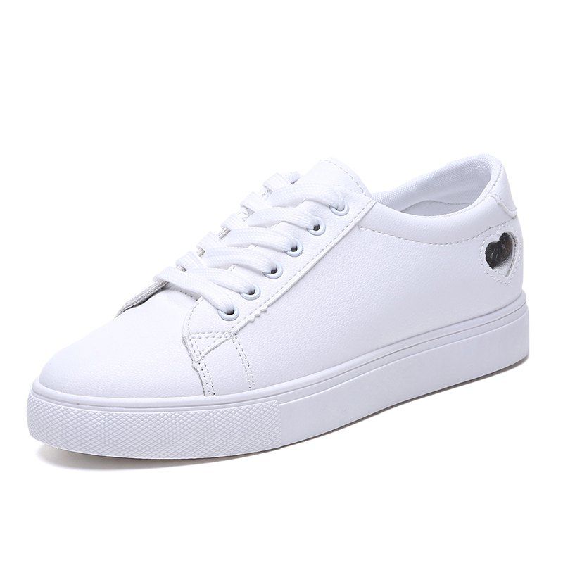 

Flat Bottom Shoes Women Sneakers, Silver