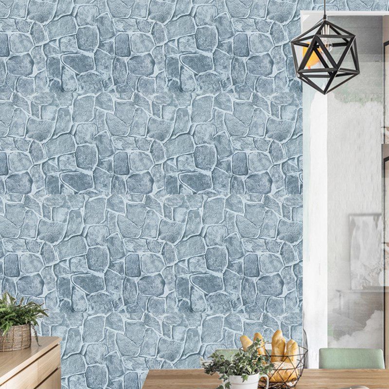 

Stone Pattern PVC Waterproof Self-adhesive Wallpaper, Multi