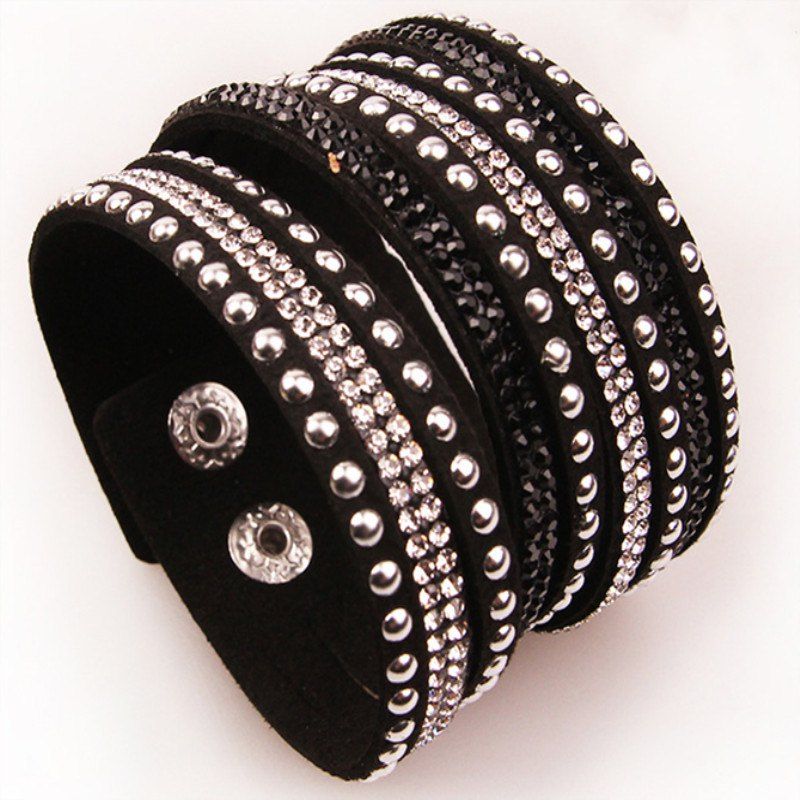 Creative Personality Bracelet With Diamond Wrist On Creative Personality Bracelet With Diamond Wrist On