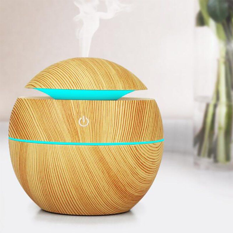 

USB Mini Aroma Essential Oil Diffuser Aromatherapy Cool Mist Humidifier 130ML, Tiger orange