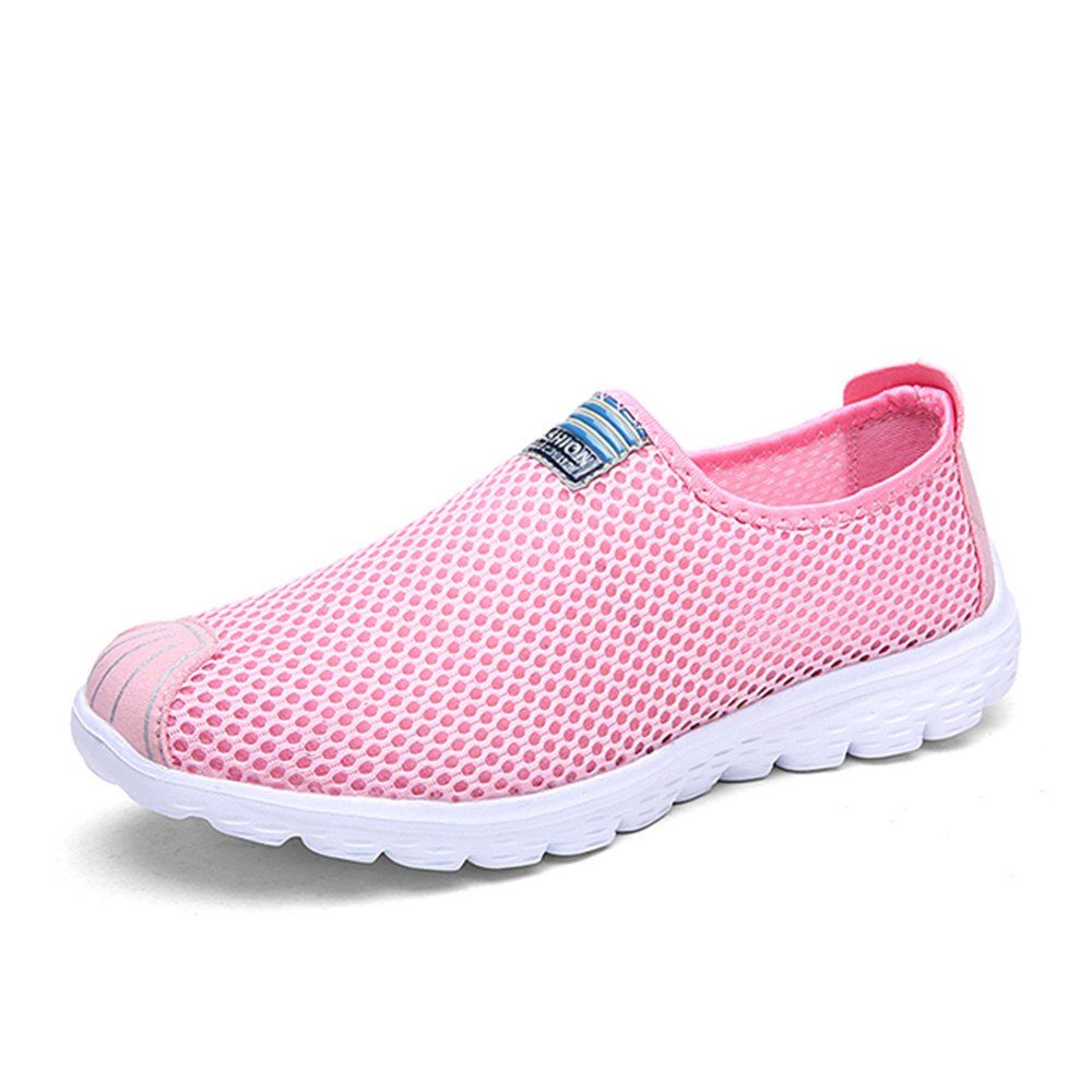 

Summer Mesh Casual Slip-On Breathable Running Shoes for Women, Pink