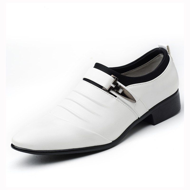 

Men'S Shallow Mouth Business Fashion Casual Shoes, White