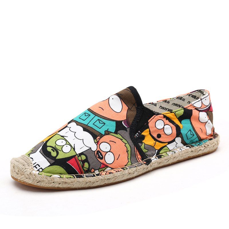 

Men Outdoor Spring Canvas Comfortable Casual Shoes, Multi-a