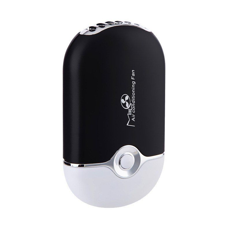 

USB Mini Portable Electric Handheld Air Conditioning Cooling Refrigeration Fan, Black