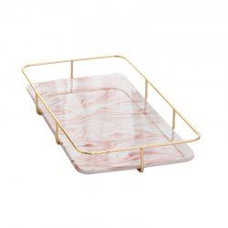 Nordic Marble Receiving Board Goods Box Tea Set Water Cup Tray -  