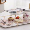 Nordic Marble Receiving Board Goods Box Tea Set Water Cup Tray -  