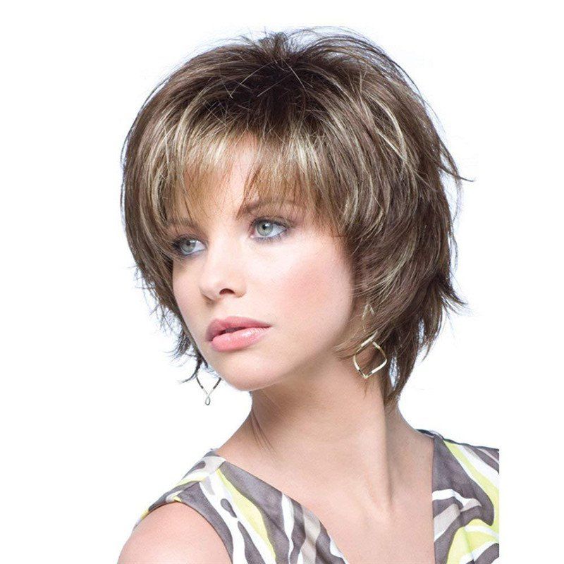 

Chemical Fiber High Temperature Silk Rose Net Wig, Multi