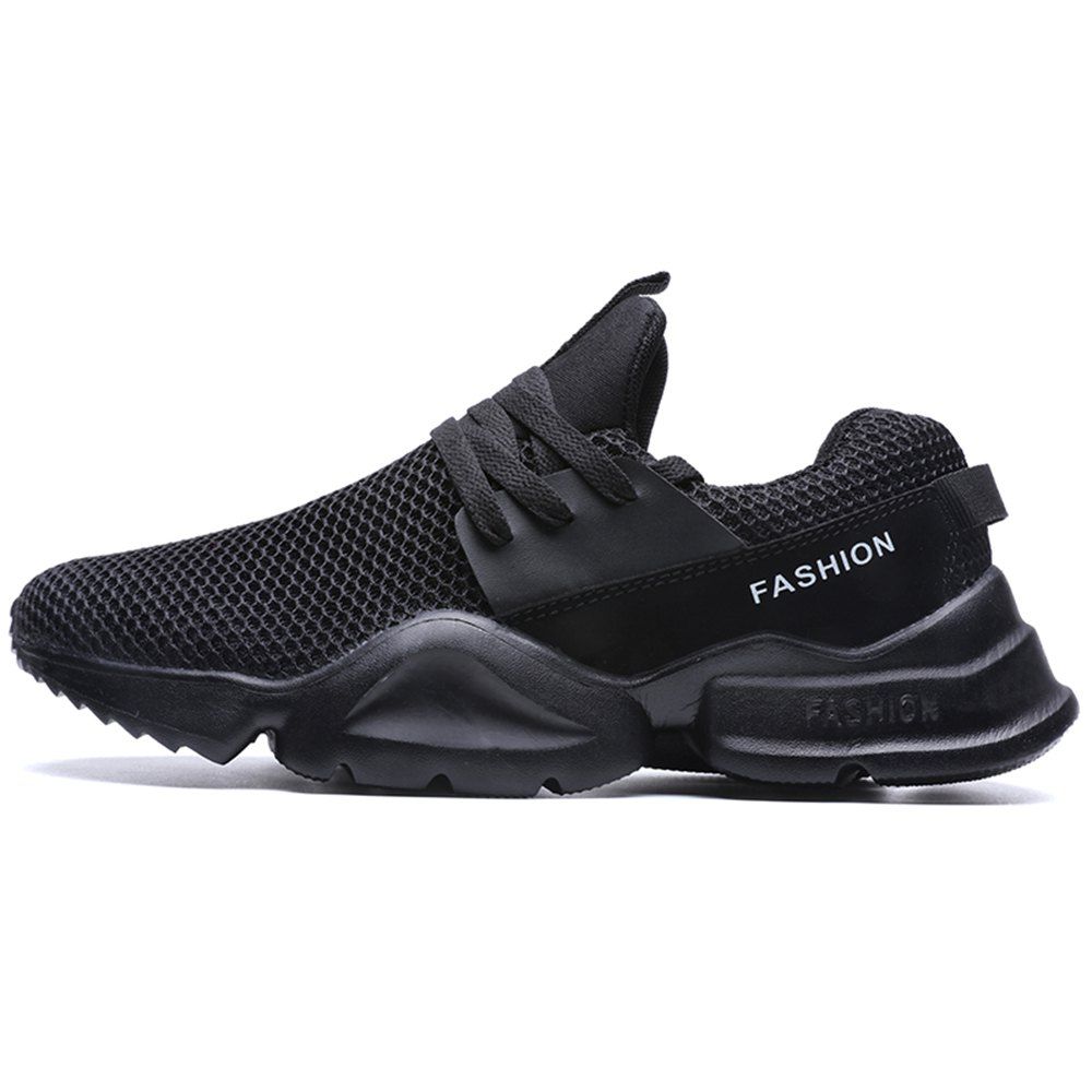 

Ultra Light New Large Size Fly Mesh Casual Sports Shoes for Men, Black
