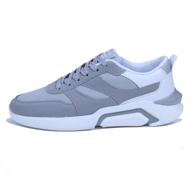 

Spring and Summer New Trend Sports and Leisure Running Shoes, Gray goose
