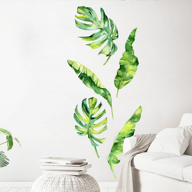 

Big Leaf Removable PVC Wall Sticker, Multi