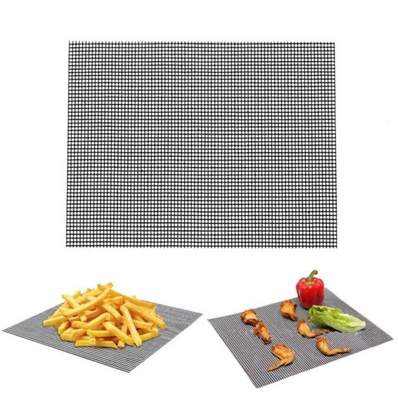 [38 OFF] Barbecue Mat BBQ NonStick Grill Mesh Teflon Rosegal
