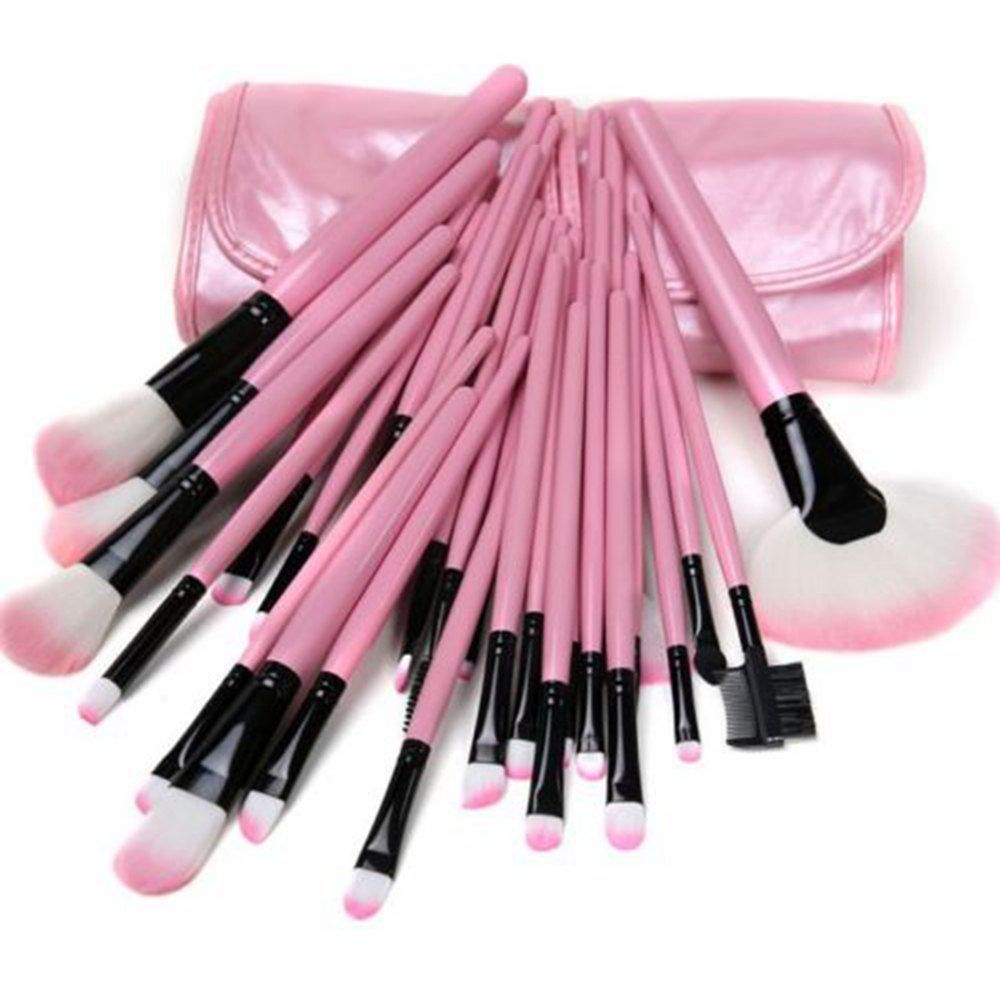 

TODO 32pcs Professional Makeup Brushes with Carry Case, Pink