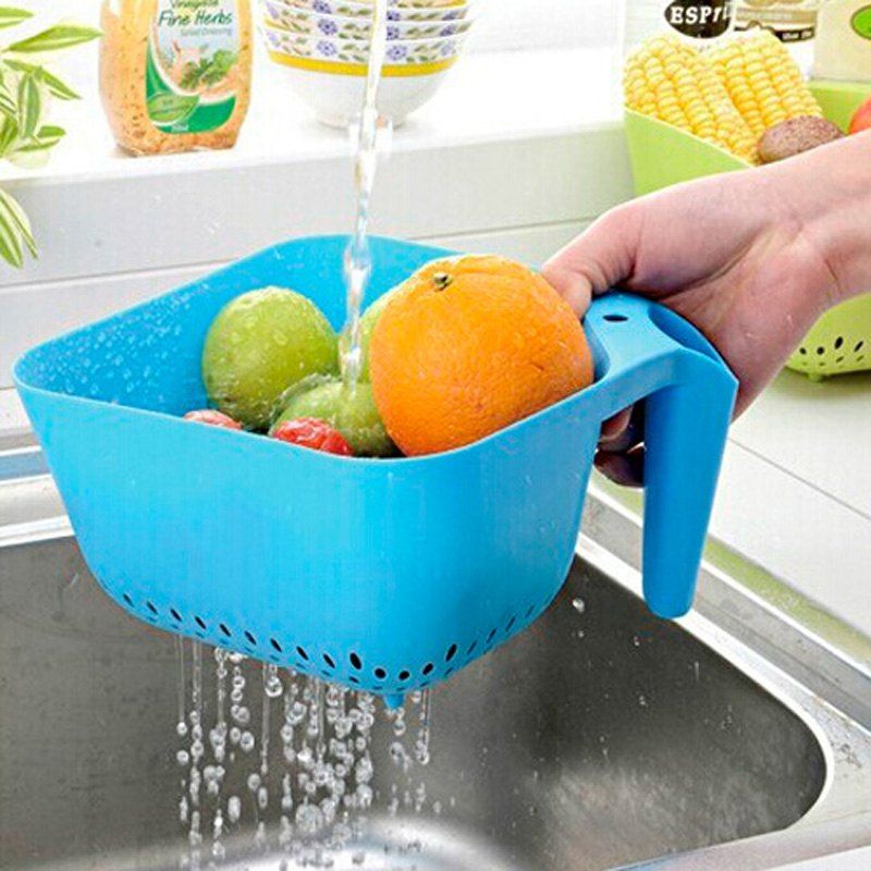 

1PC Macroart Drain Basket for Fruits Vegetables, Colormix